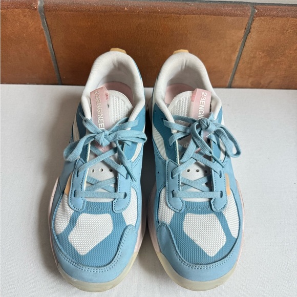 Jordan Air 200E Summit White Worn Blue Atmosphere Sneakers Size 11 Retro Style - Picture 7 of 9